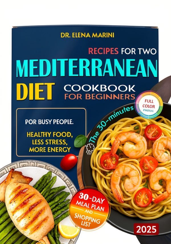 Low Cholesterol Mediterranean Cookbook by Healthy Eats Press 99 Page-0