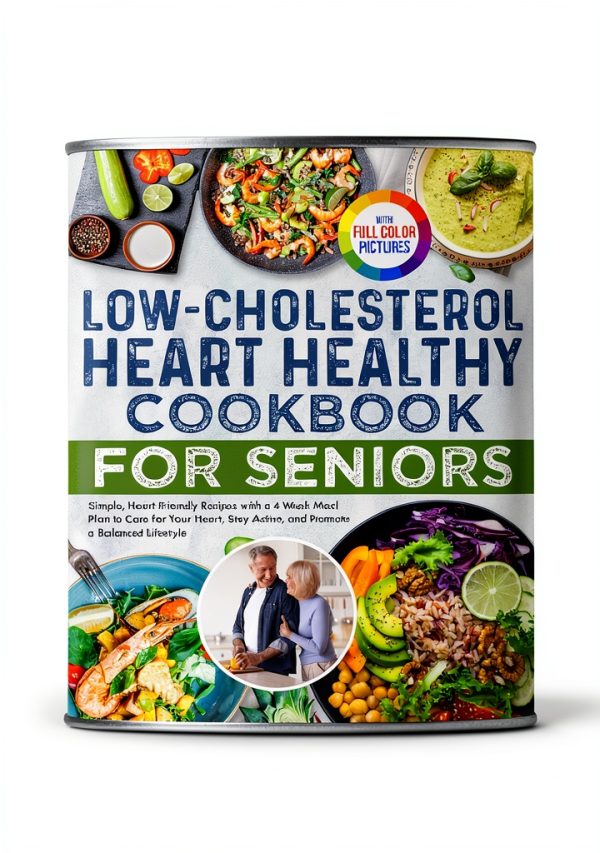Low Cholesterol Cookbook Edition by HealthyHeart Press 240-Page Guide-0