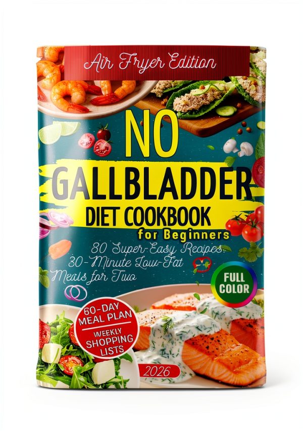 Low Cholesterol Gallbladder Diet Cookbook 2-Book Set-0