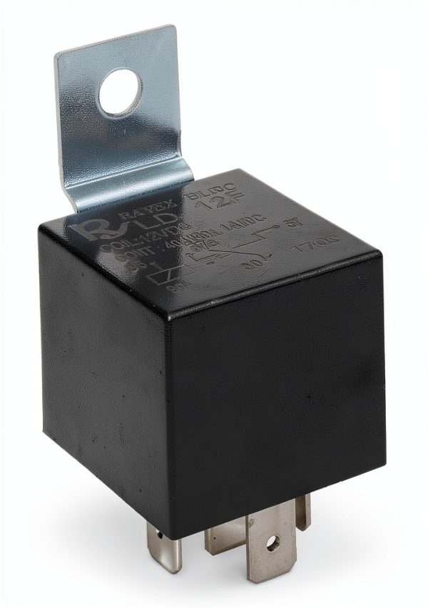 Relay Rayex LD-12F-R Plastic Enclosed-Style SPDT 12V 40A Pack of 2-0