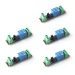 5Pcs 1 Channel DC 3V/3.3V Power Relay Module by JESSINIE 10A 250VAC-0