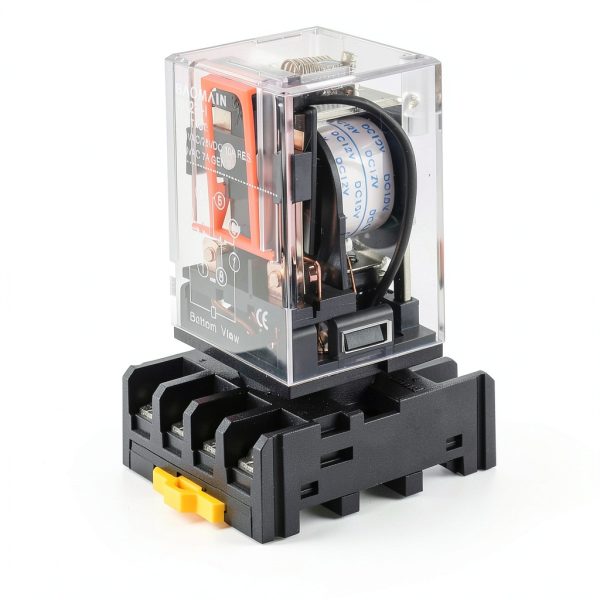 Baomain Power Relay MK2P-I 12VDC DPDT 8 Pin Plug-in Terminal Socket-4