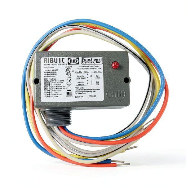 Functional Devices RIBU1C Enclosed Pilot Relay 10A SPDT with 120V Coil-2