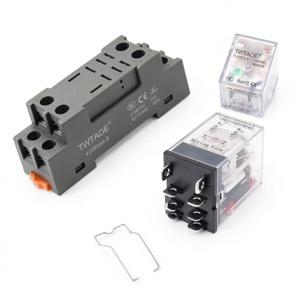 Electromagnetic Relay TWTADE YJ2N-LY 8-Pin 10A 110V Indicator Light-1
