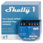 Shelly 1 Gen3 WiFi Smart Relay Switch 16A Dry Contacts Home Automation-0