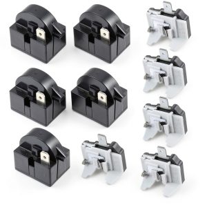 Refrigerator Compressor Relay Kit XIAOLONGLEE 4.7 Ohm 1Pin Starters-0