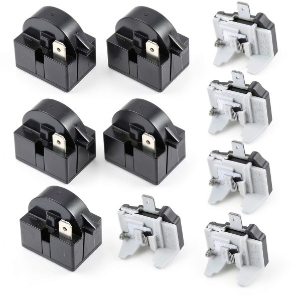 Refrigerator Compressor Relay Kit XIAOLONGLEE 4.7 Ohm 1Pin Starters-0