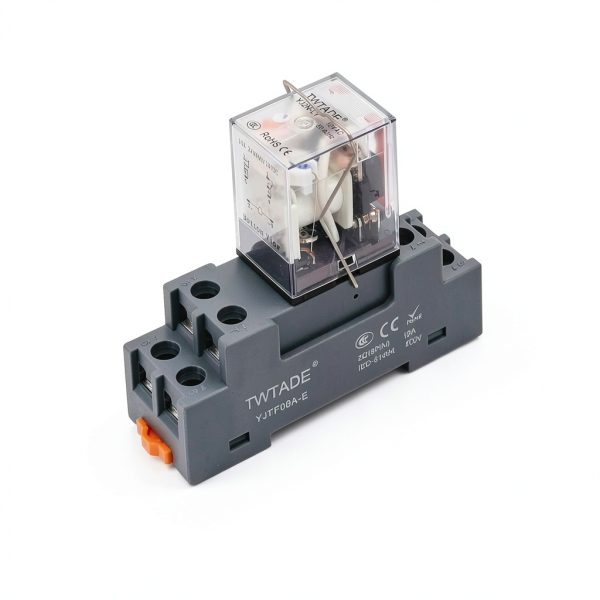 Electromagnetic Relay TWTADE YJ2N-LY 8-Pin 10A 110V Indicator Light-5